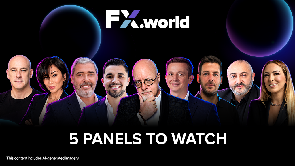 Brett King and other 8 FX Worlkd speakers